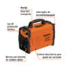 103706 - Soldadora inversora 130A, bi-voltaje 127/220V, TRUPER