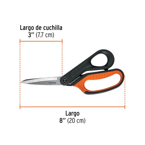 103713.2 103713 - Tijera 8" multiusos de acero inox, profesional, EXPERT
