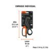 103717 - Tijera para electricista, 6", acero inox, oxido negro, EXPER