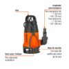 103733.1 103733 - Bomba sumergible plástica para agua sucia 1/2HP, Truper