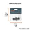 103734 - Adaptador unión 3/4" rápido de ABS, sistema click, Truper