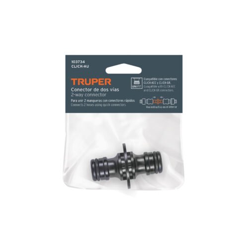 103734 - Adaptador unión 3/4" rápido de ABS, sistema click, Truper