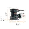 103735 - Lijadora roto orbital 5", 260W, TRUPER INDUSTRIAL