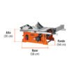 103741 - Sierra de mesa 10", 2-1/2 HP (1900 W), TRUPER