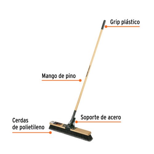 103754 - Cepillo cerda PP, 60cm, p/superficies ásperas, EXPERT