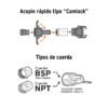 103763 - Juego de conexiones rápidas p/manguera de 1.5"para motobomba