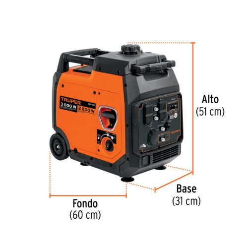 103775 - Generador inversor silencioso 3 kW, encendido electrónico