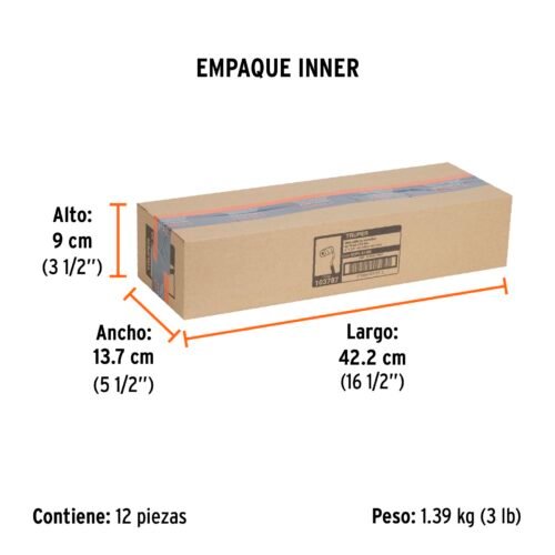 103787 - Mini rodillo para pintar 4" x 3/8" de microfibra, TRUPER
