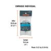 103788 - Bolsa c/2 felpas p/mini rodillo de microfibra 4"x3/8",TRUPER