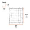 103805 - Red de carga porta equipaje de 1 m x 1 m, TRUPER