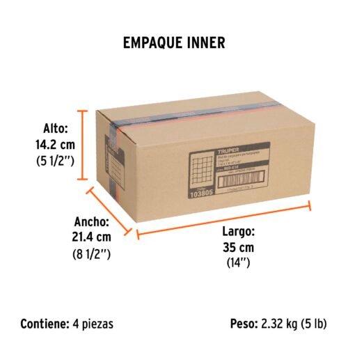 103805 - Red de carga porta equipaje de 1 m x 1 m, TRUPER
