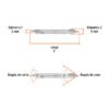 103900 103900 - Broca para centrar con doble punta #2, TRUPER