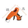 103907.2 103907 - Pistola eléctrica de 80 W para silicón de 1/2", TRUPER