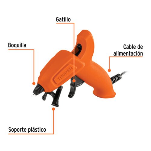103908.1 103908 - Pistola eléctrica de 10 W para silicón de 5/16", TRUPER