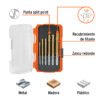 103924 - Juego de 6 brocas helicoidales con sierra, TRUPER
