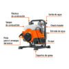 103926 - Motobomba autocebante 1"x1", gasolina 2HP, agrícola, TRUPER