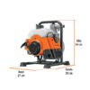 103926 - Motobomba autocebante 1"x1", gasolina 2HP, agrícola, TRUPER