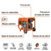 103959 - Generador portátil 6 kW motor a diesel, TRUPER