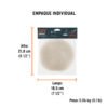 104000 - Borla p/pulir de lana de 5" hook and loop, TRUPER