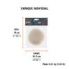104001 - Borla p/pulir de lana de 3" hook and loop, TRUPER