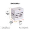 104001 - Borla p/pulir de lana de 3" hook and loop, TRUPER