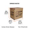 104003 - Borla p/pulir de lana trenzada de 7" hook and loop, TRUPER