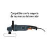 104005 - Borla p/pulir de lana trenzada de 8" doble cara,TRUPER