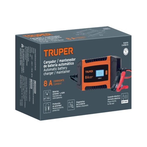 104010 - Cargador de 8 Amperes para baterías de 12V / 24V