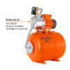 104048 - Equipo hidroneumático 50L, bomba jet inox. 1 HP, TRUPER