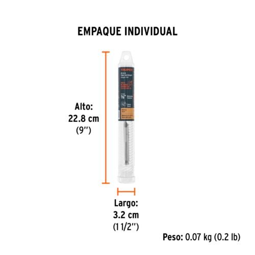 104059.3 104059 - Broca auger tipo berbiquí 3/8" X 6", TRUPER