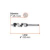 104064 - Broca auger tipo berbiquí 1" X 6", TRUPER