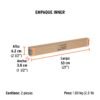 104070 - Broca auger tipo berbiquí 3/4" X 18", TRUPER