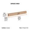 104071 - Broca auger tipo berbiquí 13/16" X 18", TRUPER