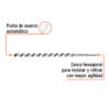 104072 - Broca auger tipo berbiquí 7/8" X 18", TRUPER