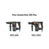 104145 - Bolsa con 2 carbones de repuesto para ROEL-60N y ROEL-50N2