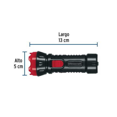 41010 - Linterna plástica de LED, 40 lm, recargable, ULTRACRAFT