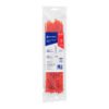 410214 41021 - Bolsa con 50 cinchos plásticos 50 lb, 300 x 4.5 mm, rojos