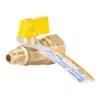 410602 41060 - Válvula de control de latón para gas, 5/16" x 1/2", Foset