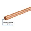 41271 41271 - Tubo rígido de cobre 1/2" tipo "L", 3m, 1.2kg, FOSET