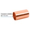 41292 - Cople de cobre 1", sin ranura, FOSET