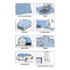 419271 41927 - Lona de polietileno 6 x 6 m, azul, 90 g/m2, ULTRA