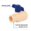 42016 42016 - Válvula de esfera desmontable de CPVC de 3/4", FOSET