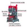 426671 42667 - Duplicadora de 8 tipos de llaves, tipo taladro, HERMEX