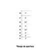 42859 - Rollo malla borreguera, 1m x 50m acero galvanizado, 23kg