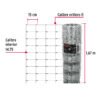 42862 - Rollo malla borreguera, 1.67m x 50m acero galvanizado, 31kg