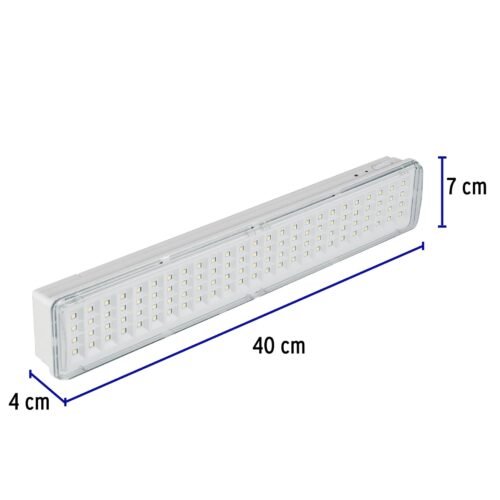 430092 43009 - Lámpara de emergencia de 100 Leds 500 lm recargable, Volteck