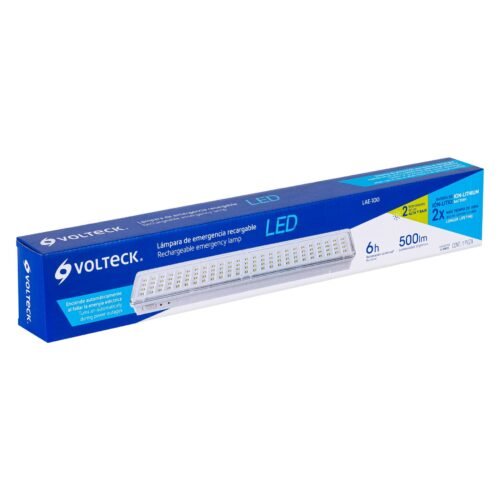 430093 43009 - Lámpara de emergencia de 100 Leds 500 lm recargable, Volteck