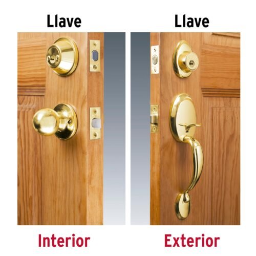 43020 - Jaladera y perilla, Lugo llave-llave, LB, HERMEX