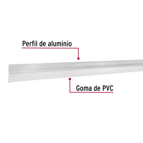430301 43030 - Guardapolvo fijo de 100 cm, aluminio, HERMEX