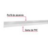 43034 - Guardapolvo fijo de 120 cm, aluminio, HERMEX